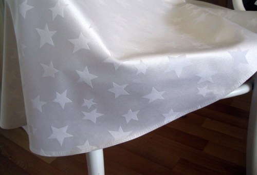 Ubrus bílý vánoční — foto 2