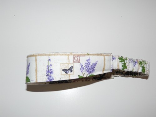 Oboustranná čelenka - levandule — foto 2