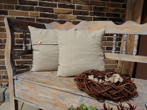 Lněný polštář Pure Linen — foto 2