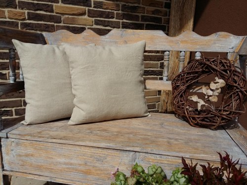 Lněný polštář Pure Linen — foto 5