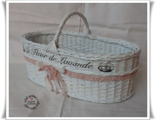 Košík "lavande" ve vintage stylu — foto 5