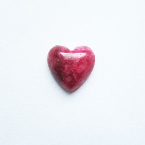 Srdce rodochrozit, 15x14x6 mm — foto 3