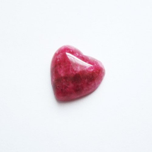 Srdce rodochrozit, 15x14x6 mm — foto 3