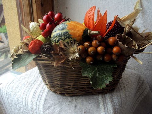 Podzimní košík ovál-sleva — foto 2