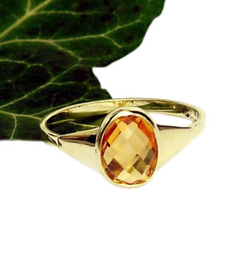 ZLATÁ sada CITRÍN na přání — foto 3