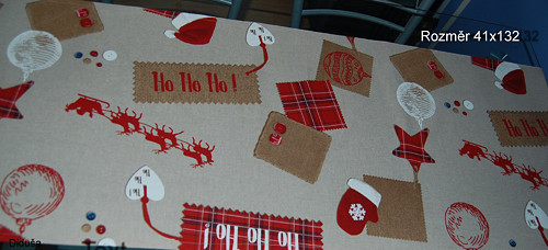 Vánoční ubrus Ho Ho Ho ! — foto 2