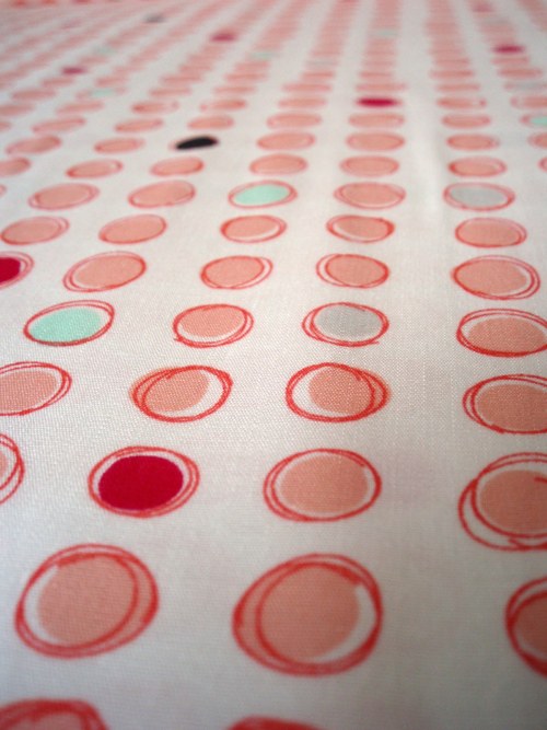 Bavlna Playing Pop - Dots Burst Melon — foto 3