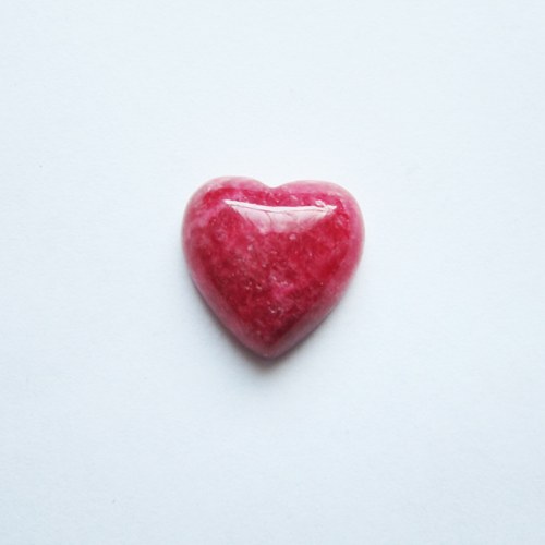 Srdce rodochrozit, 15x14x6 mm — foto 2