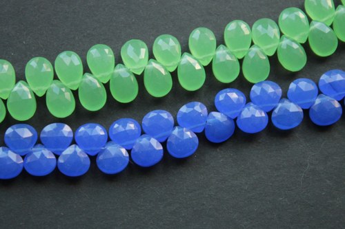Jadeit brioletka 7x9,5-10mm — foto 2