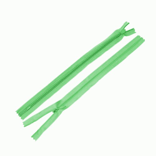 Zip / zdrhovadlo 25 cm - zelená — foto 3
