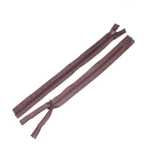 Zip / zdrhovadlo 25 cm - hnědá — foto 3