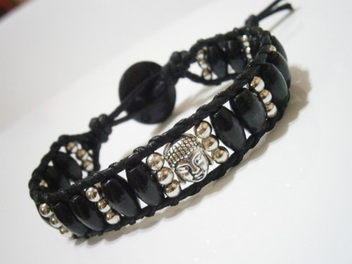 Wrap náramek s Buddhou - Unisex — foto 2