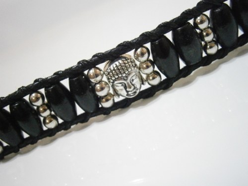 Wrap náramek s Buddhou - Unisex — foto 4