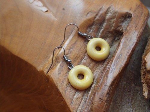 Keramické náušnice - donuty — foto 3