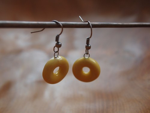 Keramické náušnice - donuty — foto 5