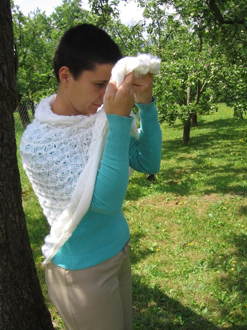 Pléd ze sněhových vloček — foto 3
