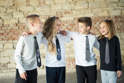 Tričko s kravatou-School time — foto 5