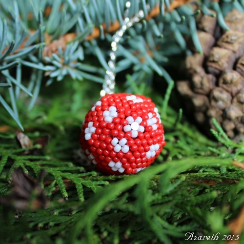 Náhrdelník Kulička Muchomůrka — foto 4