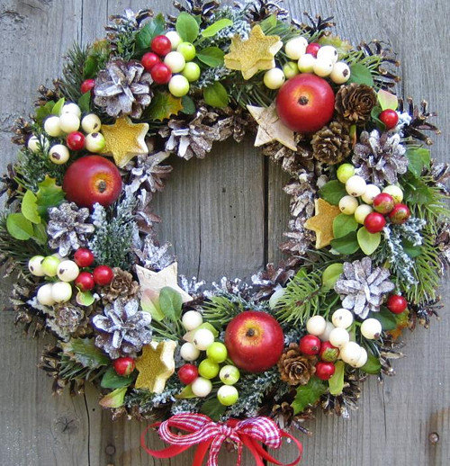 Adventní věnec na dveře — foto 2