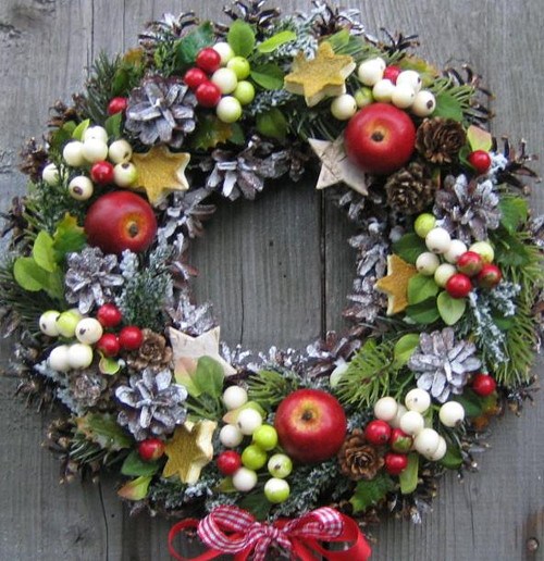 Adventní věnec na dveře — foto 3
