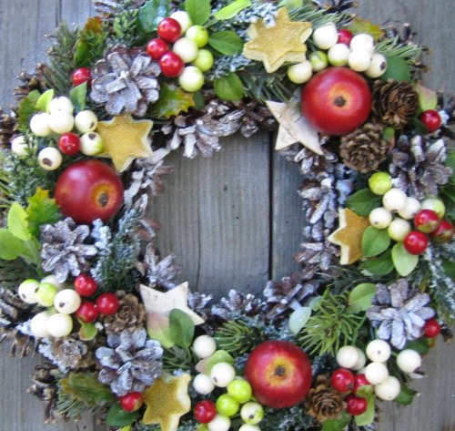 Adventní věnec na dveře — foto 4