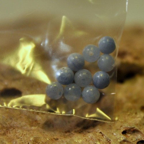 341. Chalcedon kuličky 4,5 mm / 5ks — foto 3
