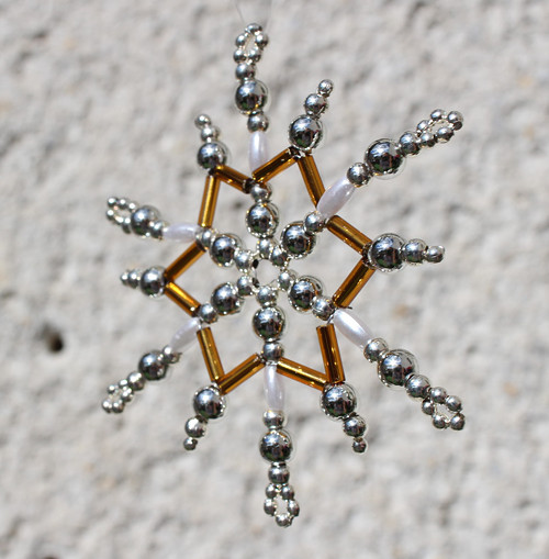 Sněhová vločka - 6,5 cm — foto 4