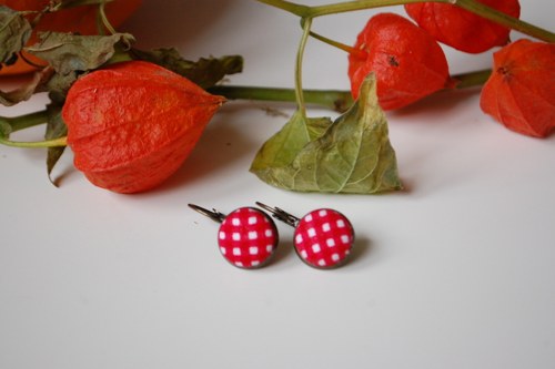 Gingham kostička červená — foto 3