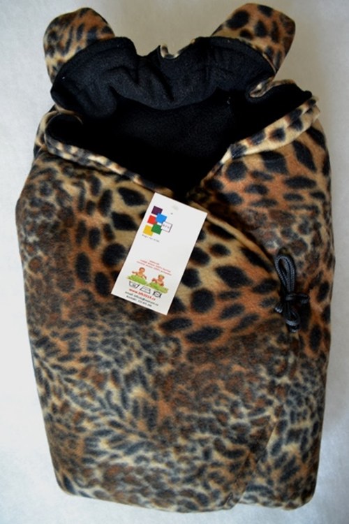 Oboustranný fusak leopardík + deka 2v1 — foto 3
