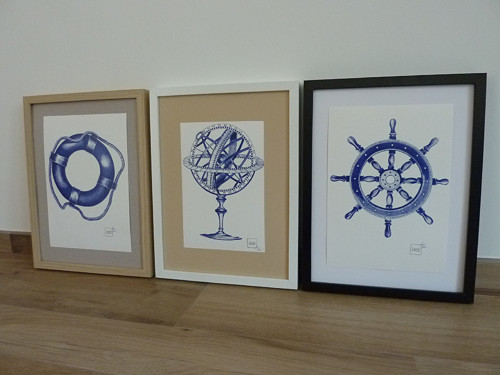 Kormidlo - autorská ilustrace A4 — foto 4