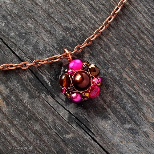 Náušničky CHOCOLATE & ROSES — foto 4