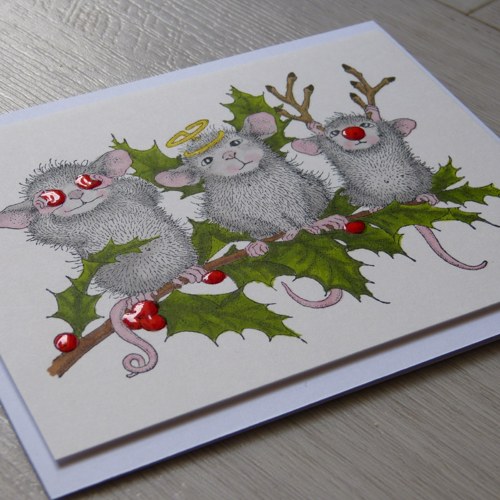 Vánoční přání - House mouse — foto 2