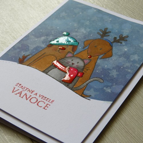 Vánoční přání - zvířata — foto 2