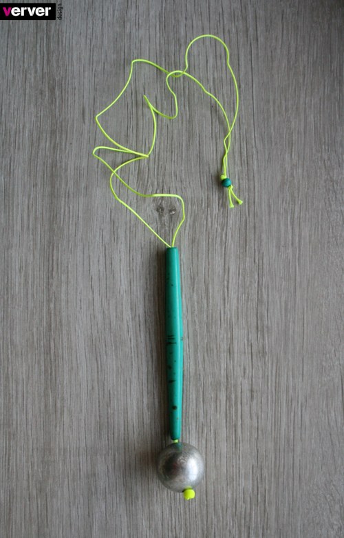 Náhrdelník neon+zelená — foto 2