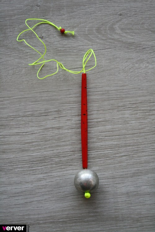 Náhrdelník neon+červená — foto 2
