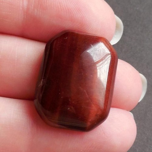 Býčí oko - kabošon (25 x 18 mm) — foto 3