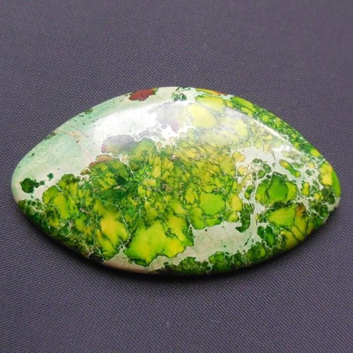 Variscit - kabošon (52 x 30 x 6 mm) — foto 2