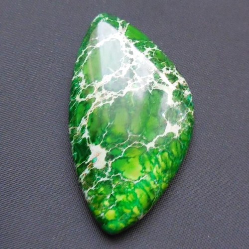 Variscit - kabošon (43 x 23 x 6 mm) — foto 2