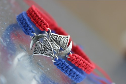Zakotvíme spolu...? ;) Náramek macramé — foto 2