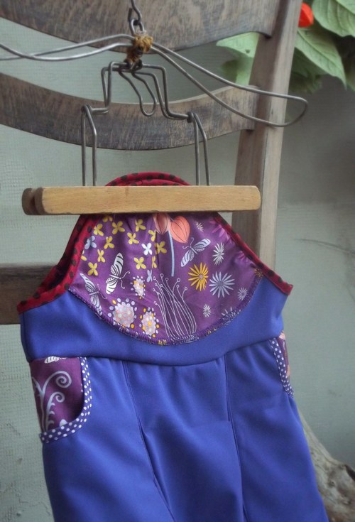 Lacláčky/softshell "Magical forest purple",9-18měs — foto 3