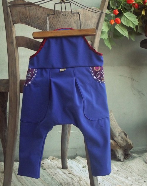 Lacláčky/softshell "Magical forest purple",9-18měs — foto 4