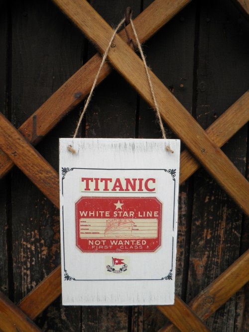 Vintage cedulka "TITANIC II" — foto 2