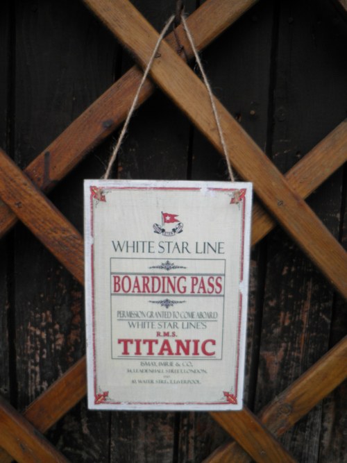 Vintage cedulka "TITANIC II" — foto 6