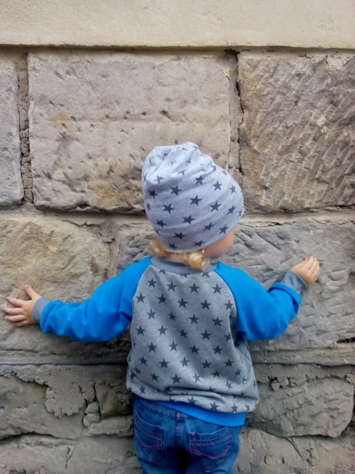 Mikča - stars - tyrkys/ šedá — foto 3