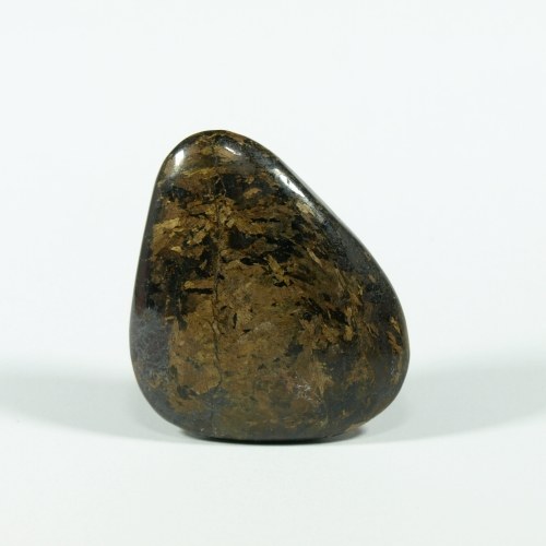 Bronzit – leštěná placička 38 × 34 mm — foto 2