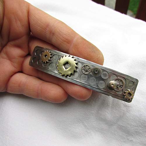 Steampunk spona do vlasů — foto 5