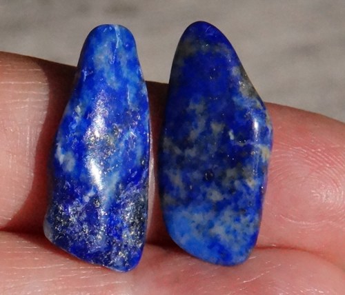 2 x výběrový lapis lazuli (QAA) D974 — foto 3