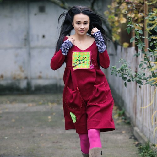 Origo damske šaty ingk, puff — foto 2