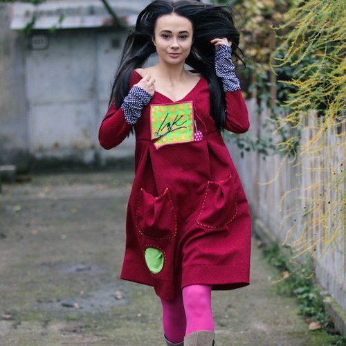 Origo damske šaty ingk, puff — foto 3