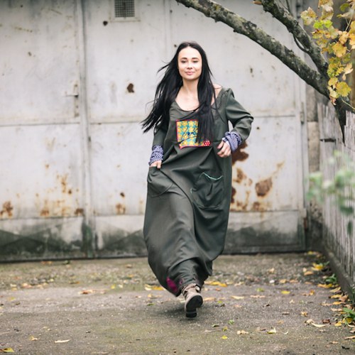 Origo šaty ingk puff maxi — foto 2